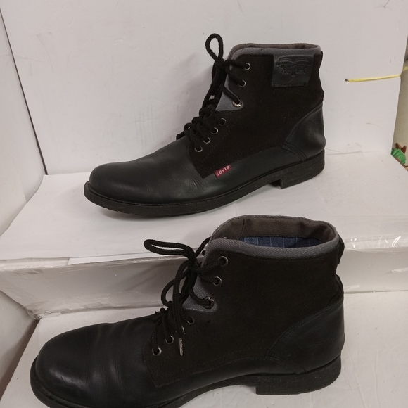 Levis Men's Boots L219161 Grupe Industrial Leather & Suede Size 30.0/ USA 12 - Picture 9 of 10